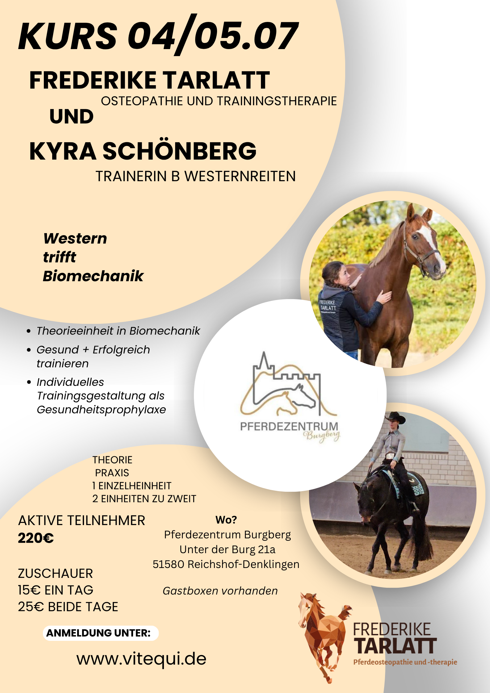 Kurswochenende: Western trifft Biomechanik